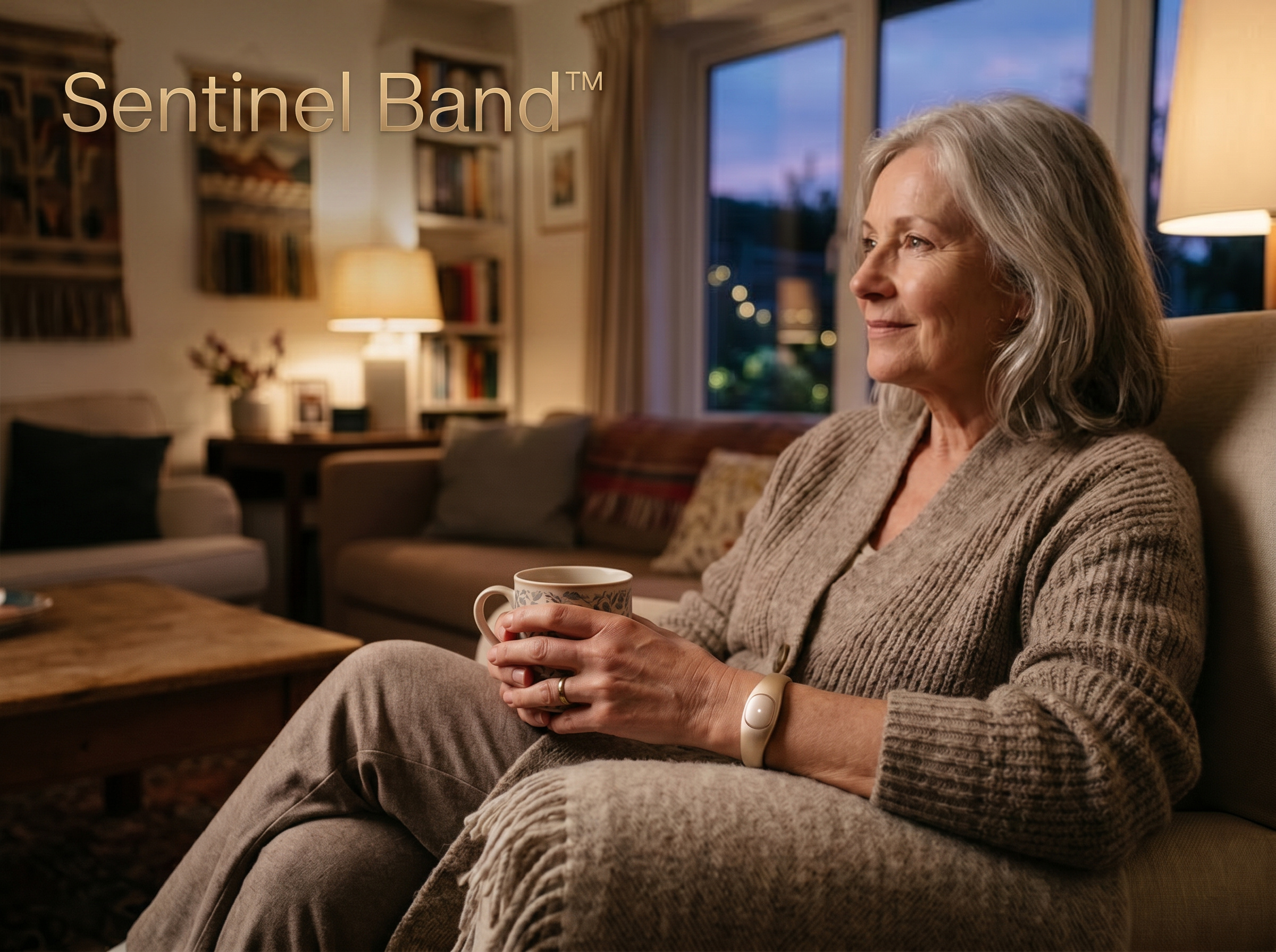 Sentinel Band worn in everyday life